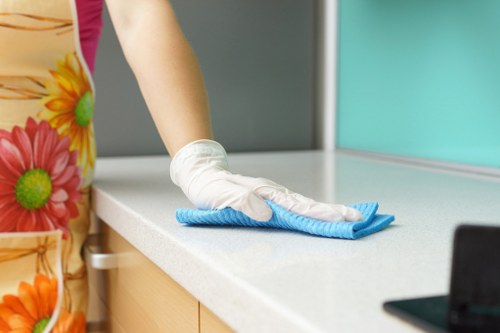 Professional cleaners handling a Richmond property interior