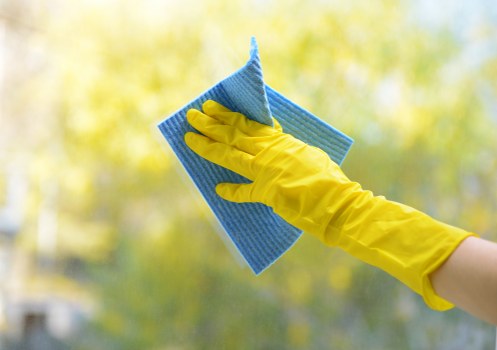 Professional post-construction cleaning in a Richmond home
