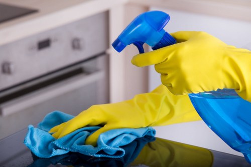 Professional cleaners Richmond preparing a clean and tidy living space