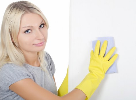 Local cleaning team servicing a Richmond meeting room